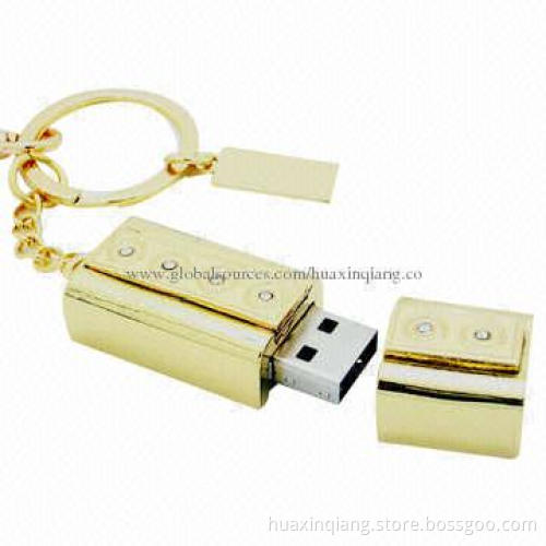 Diamond USB Flash Drive, Metal+Diamond Housing, 5 Years Warranty, USB 2.0/3.0